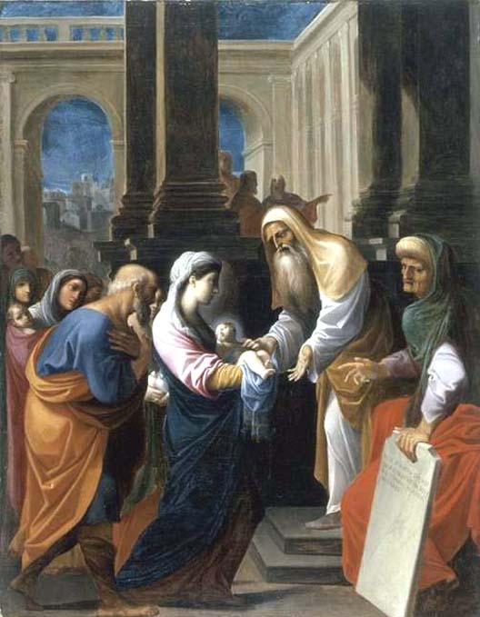 Ludovico Carracci: Jézus bemutatása a templomban, 1605 körül, Catalunya múzeum, Barcelona