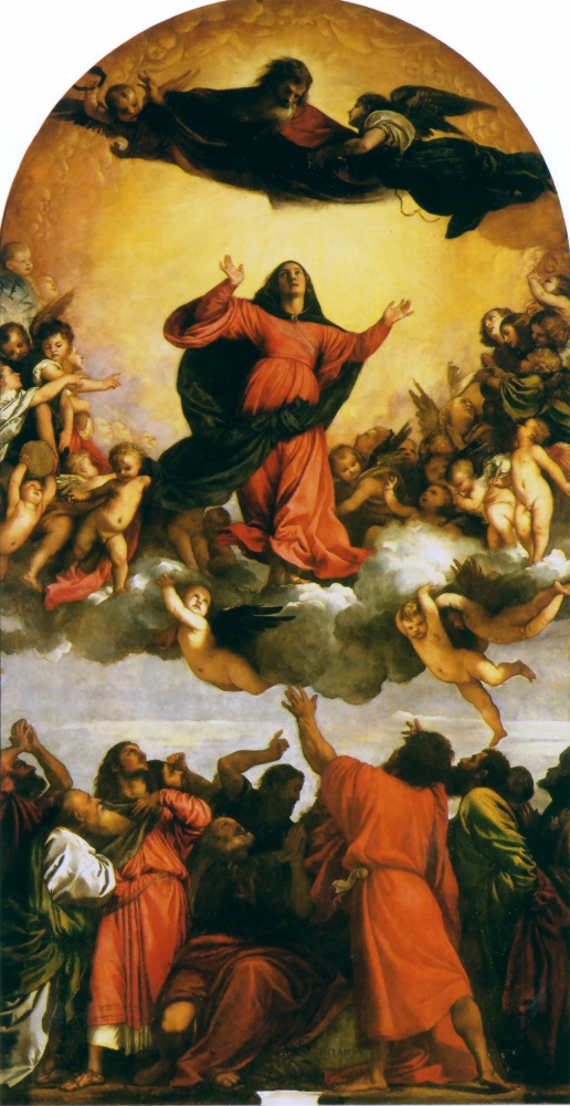 Tiziano Vecellio: Szűz Mária mennybevétele, 1518, Velence, Santa Maria Gloriosa dei Frari
