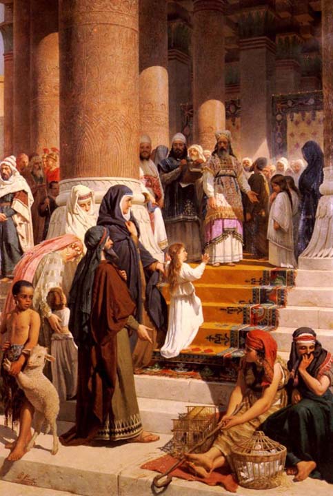 A Boldogságos Szűz Mária bemutatása a templomban