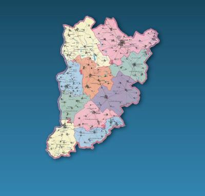 Kalocsa-Kecskeméti Főegyházmegye térképe Kalocsa-Kecskeméti Főegyházmegye térképe