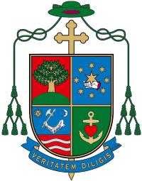 Martos Levente Balázs püspöki címere